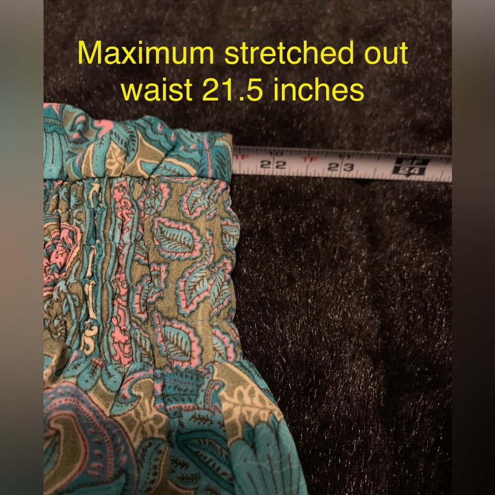 Anthropologie Boemo Turquoise and Pink Paisley Maxi Dress - Picture 13 of 14